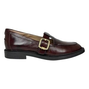 Sam Edelman Women's Elaina Loafers Dark Brown Leather Size 7M